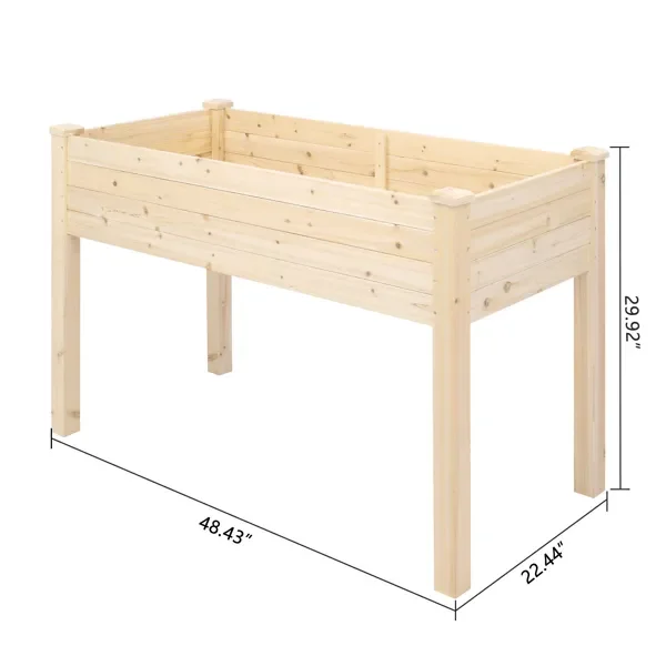 119 x 57 x 76 cm Holz-Pflanzrahmen Hochfuß-Typ - GLEICH WIE 72665270 – Bild 4