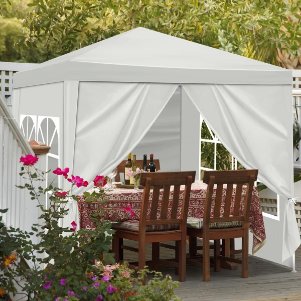 CampGlut Zelt im Detail, Outdoor-Party-Schutz.