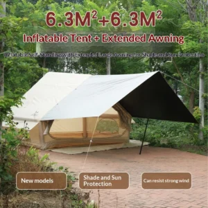 CampGlut 2-in-1 Sonnenschutz-Zelt mit UV-Schutz.