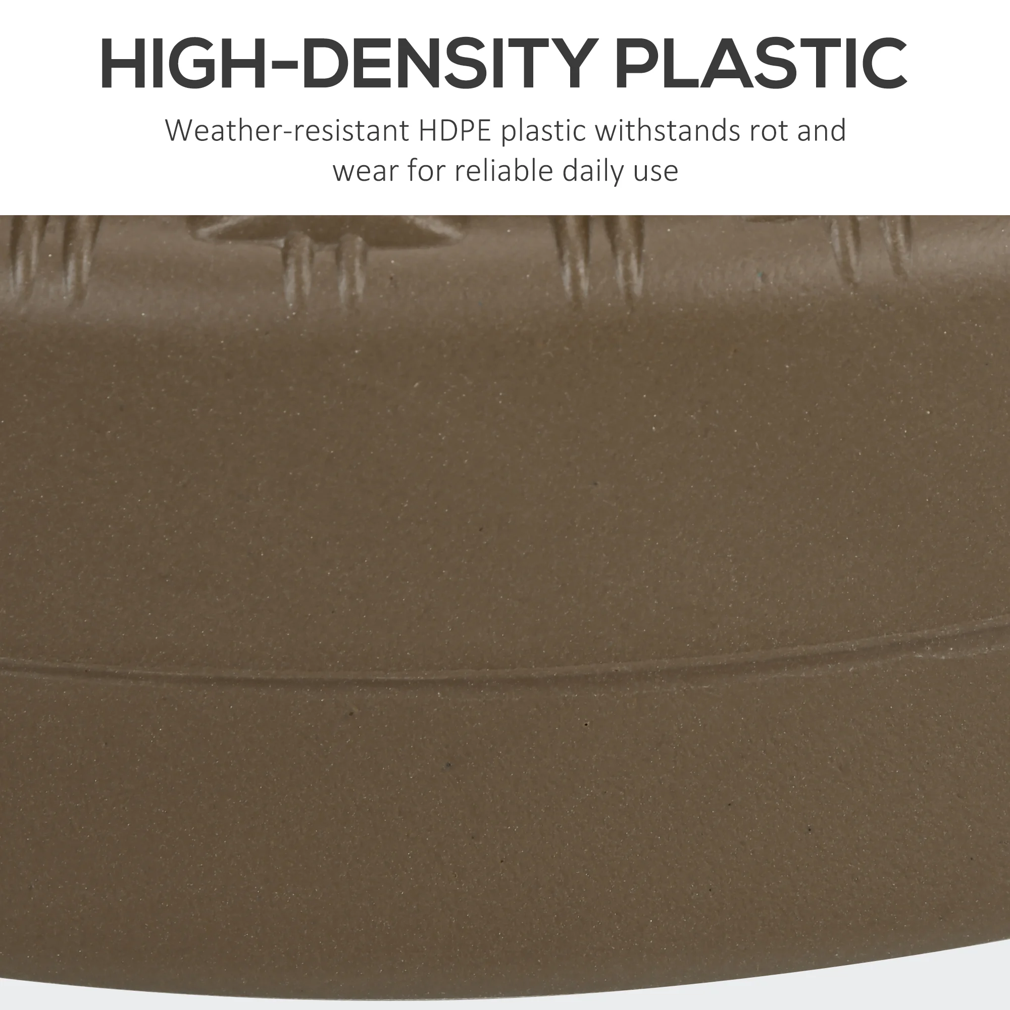 Base de sombrilla redonda rellenable para postes de 1,5" o 2", exterior, terraza,... - Image 7