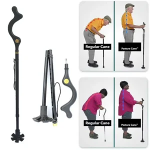 CampGlut verstellbarer Wanderstock, ergonomisch, für Outdoor-Aktivitäten.