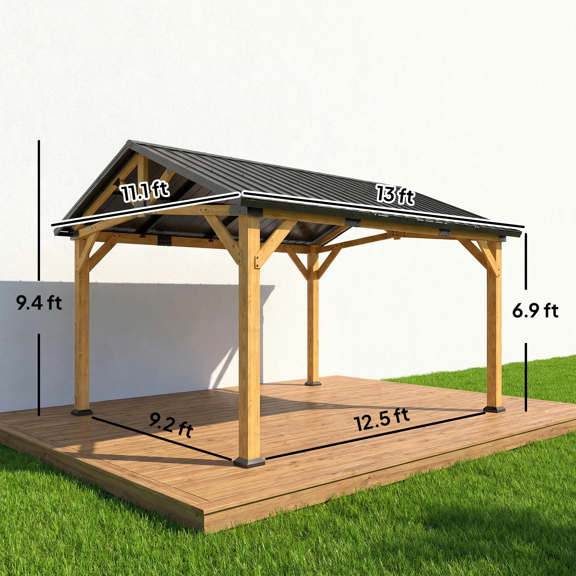 CampGlut großer Outdoor-Pavillon für Camping und Gärten.