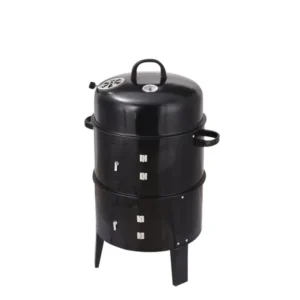 CampGlut Outdoor Double-layer Grill auf Campingplatz.