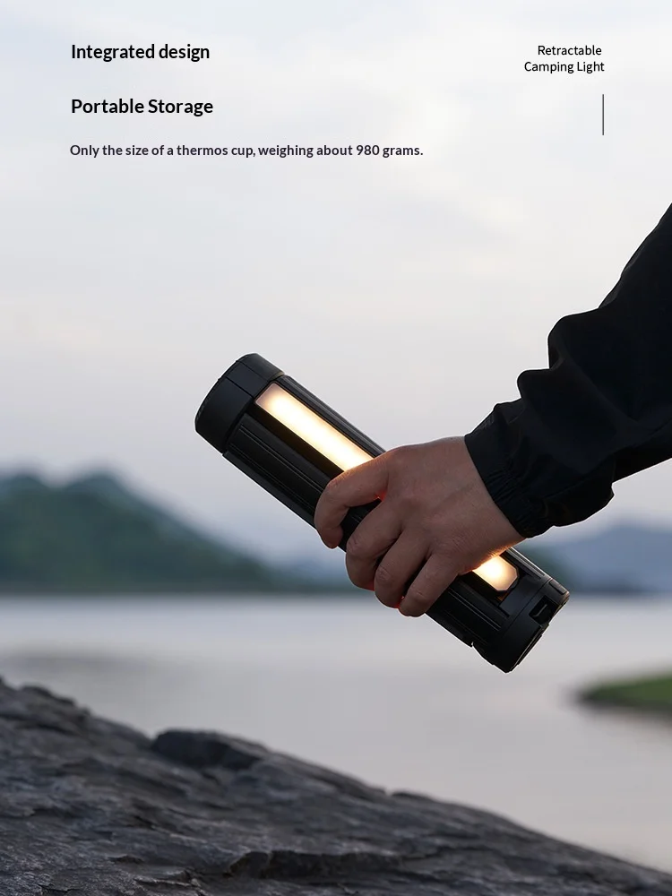 Schwarzes Outdoor-Teleskop-Campinglicht – Bild 5