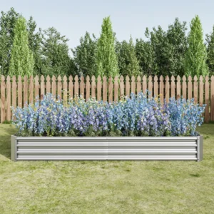 CampGlut Hochbeet-Set aus Metall für Blumen und Pflanzen.