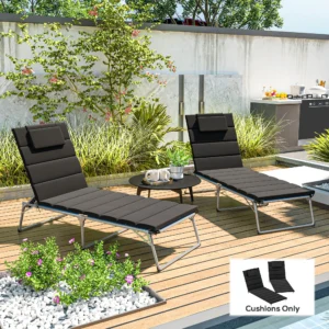 CampGlut 2er-Pack Liegenauflagen, Outdoor, UPF50+, 80x26 Zone.