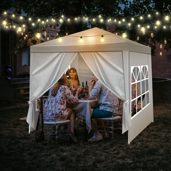 CampGlut Zelt von innen, Camping-Unterstand.
