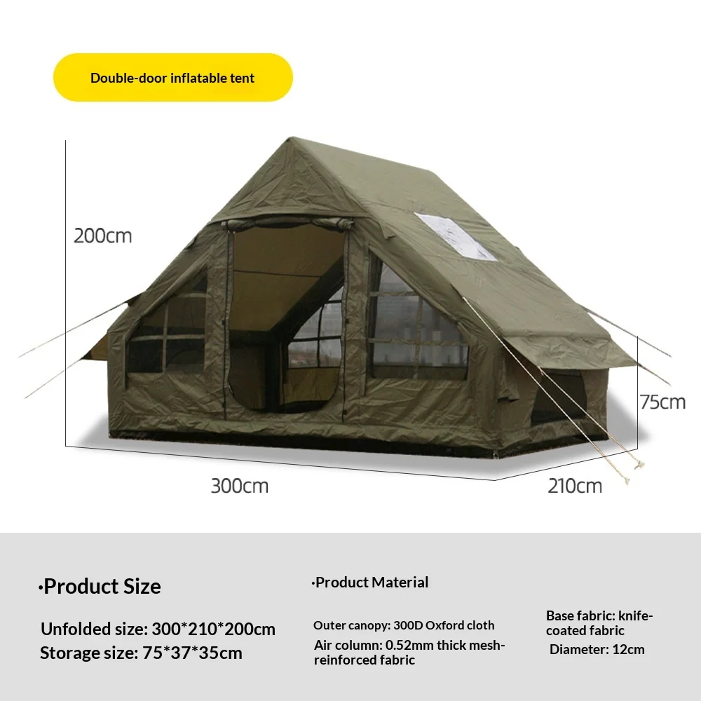 CampGlut Geräumiges Campingzelt für Outdoor-Freizeit.