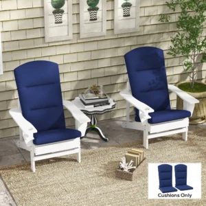 Adirondack Sitzkissen blau mit Bändern