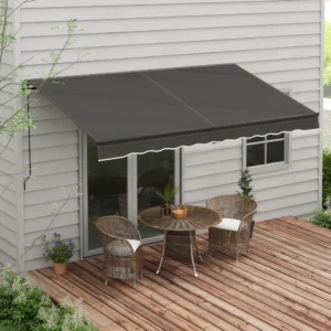 CampGlut 12x10 ausfahrbare Markise für Outdoor-Camping-Schutz.