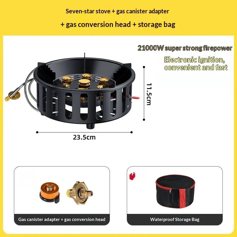 Portable All-in-One Outdoor Cartridge Stove - Imagen 4
