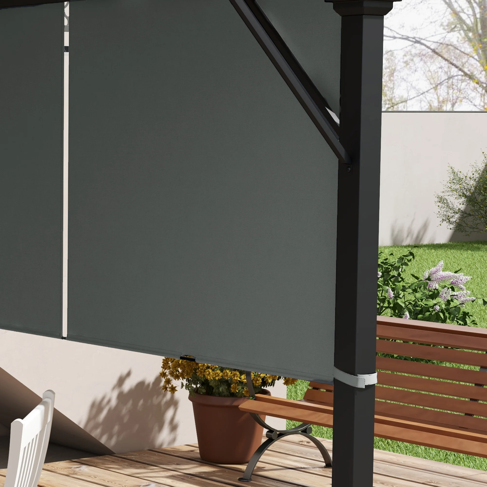 CampGlut 2er-Pack Ersatzdach für Outdoor-Pergola.
