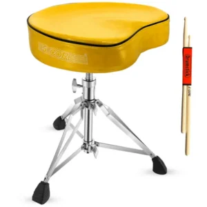 CampGlut Drum Throne mit weichem Polster für Komfort.