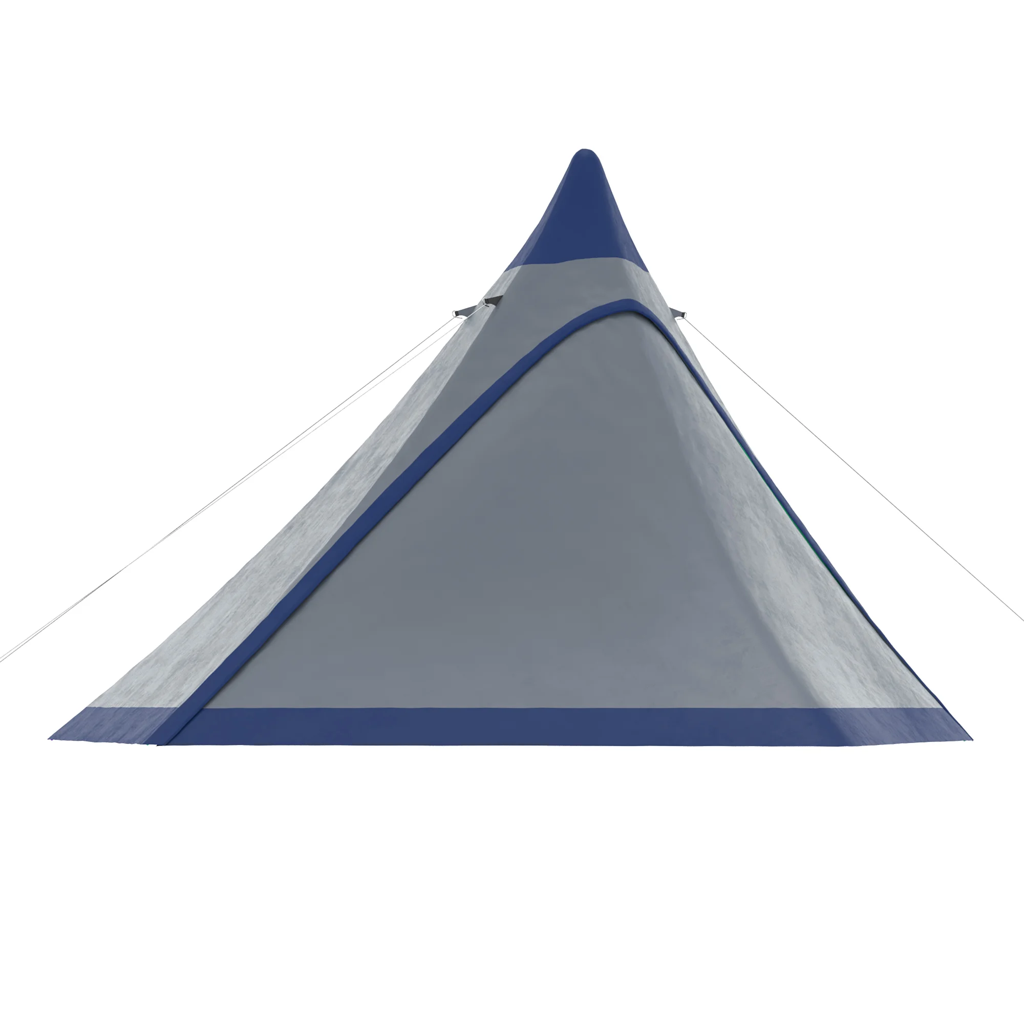 15,4x15,4x8,5 Tipi-Zelt, wasserdicht, mit Vorzelt, Boden & Tragetasche, 2-3 P... – Bild 3