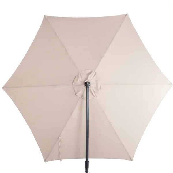 CampGlut 10FT Offset Patio Umbrella, flexibler Camping-Schattenspender.