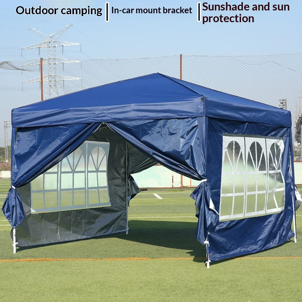CampGlut Outdoor 4-Point Folding Tent für Sonnen- und Regenschutz.