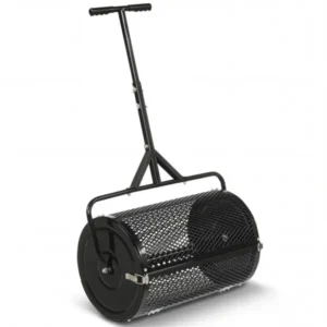 24" Rasen-Topdressing-Streuer mit 0,75"×0,5" Sieb, Kompoststreuer für Erde Sa...