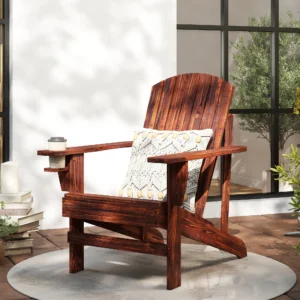 Übergroßer Adirondack-Stuhl, Outdoor-Kamin- und Terrassensitz, klassische Hol...