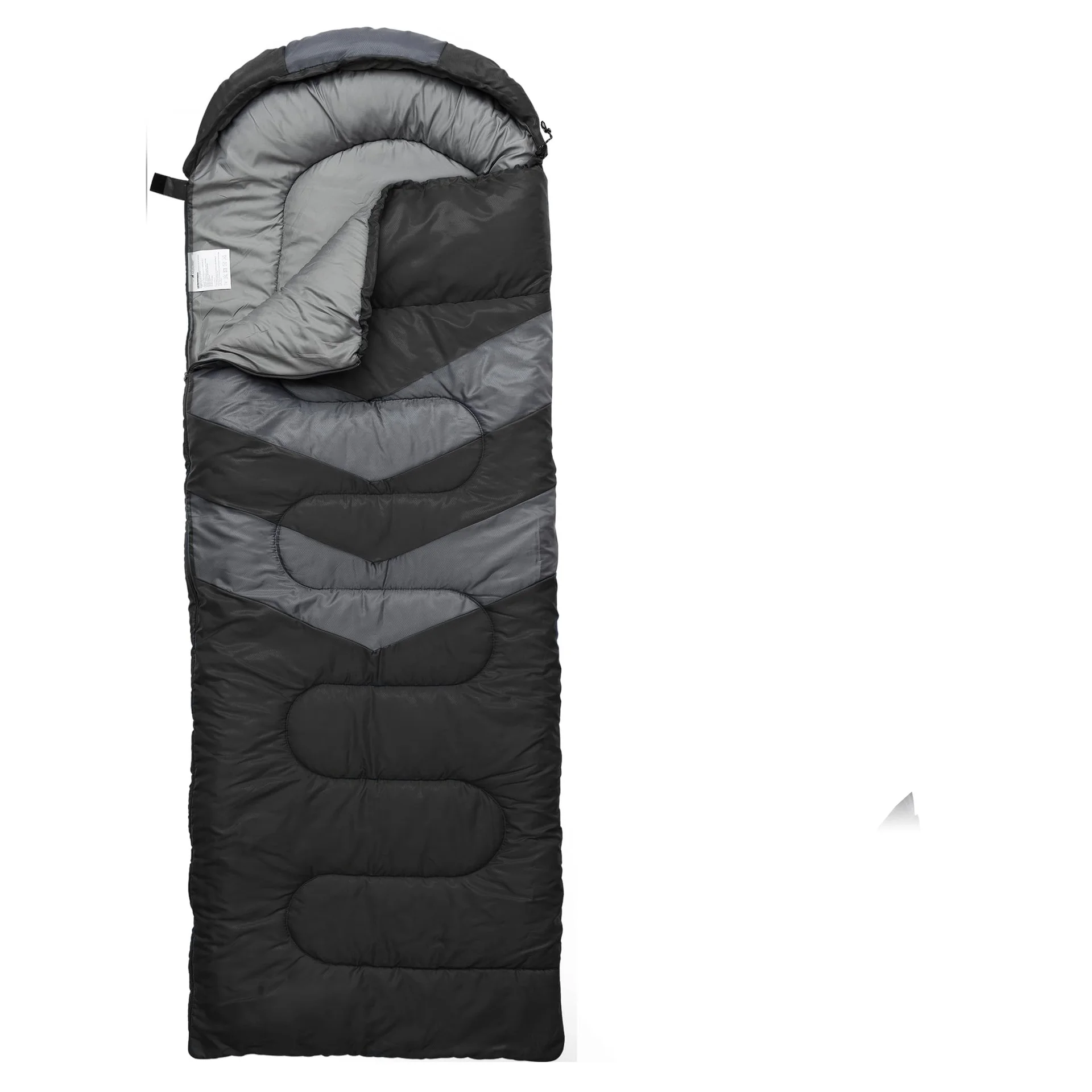 CampGlut gemütlicher Schlafsack mit Kapuze für Camping-Abenteuer