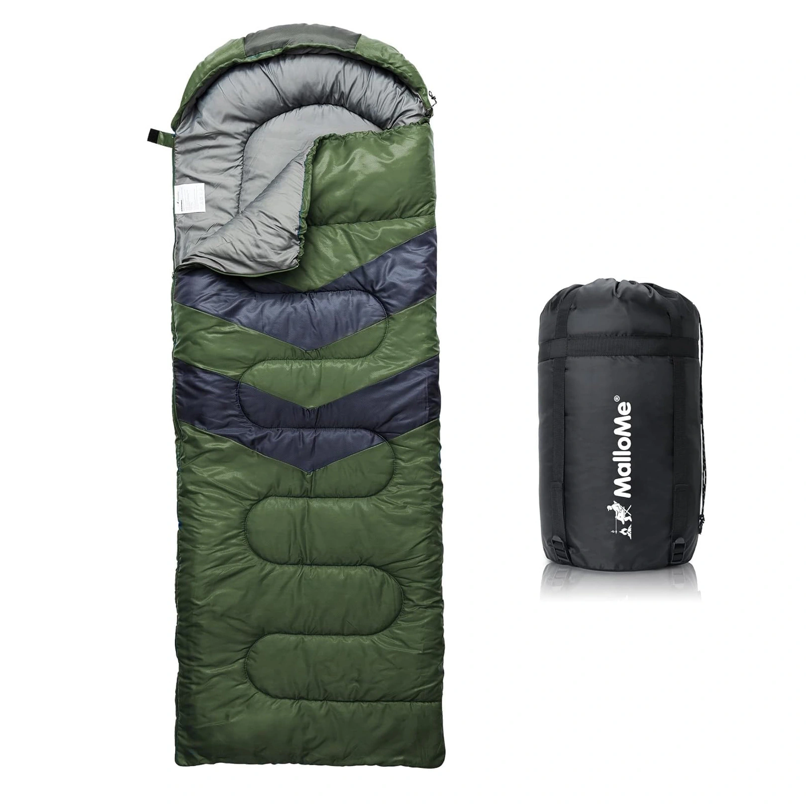 Creative Portable Outdoor Envelope-Style Hooded Sleeping Bag
