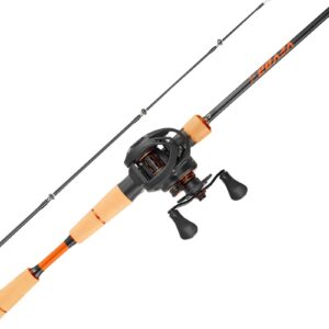 Ruten- und Angelrollen-Kombination, IM7 Carbonfaser-Baitcasting-Rute und -Rolle, Barschangelset mit 6+1 Kugellagersystem, Üb