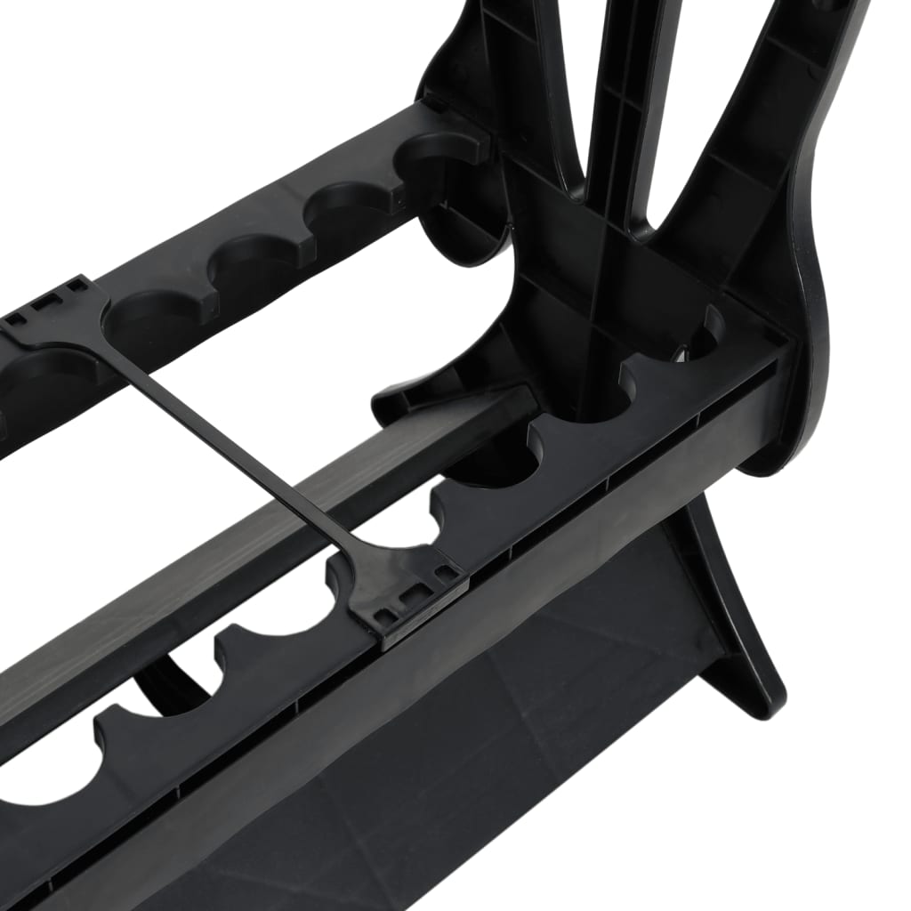 Rod Stand for 16 Fishing Rods, Black - Image 3