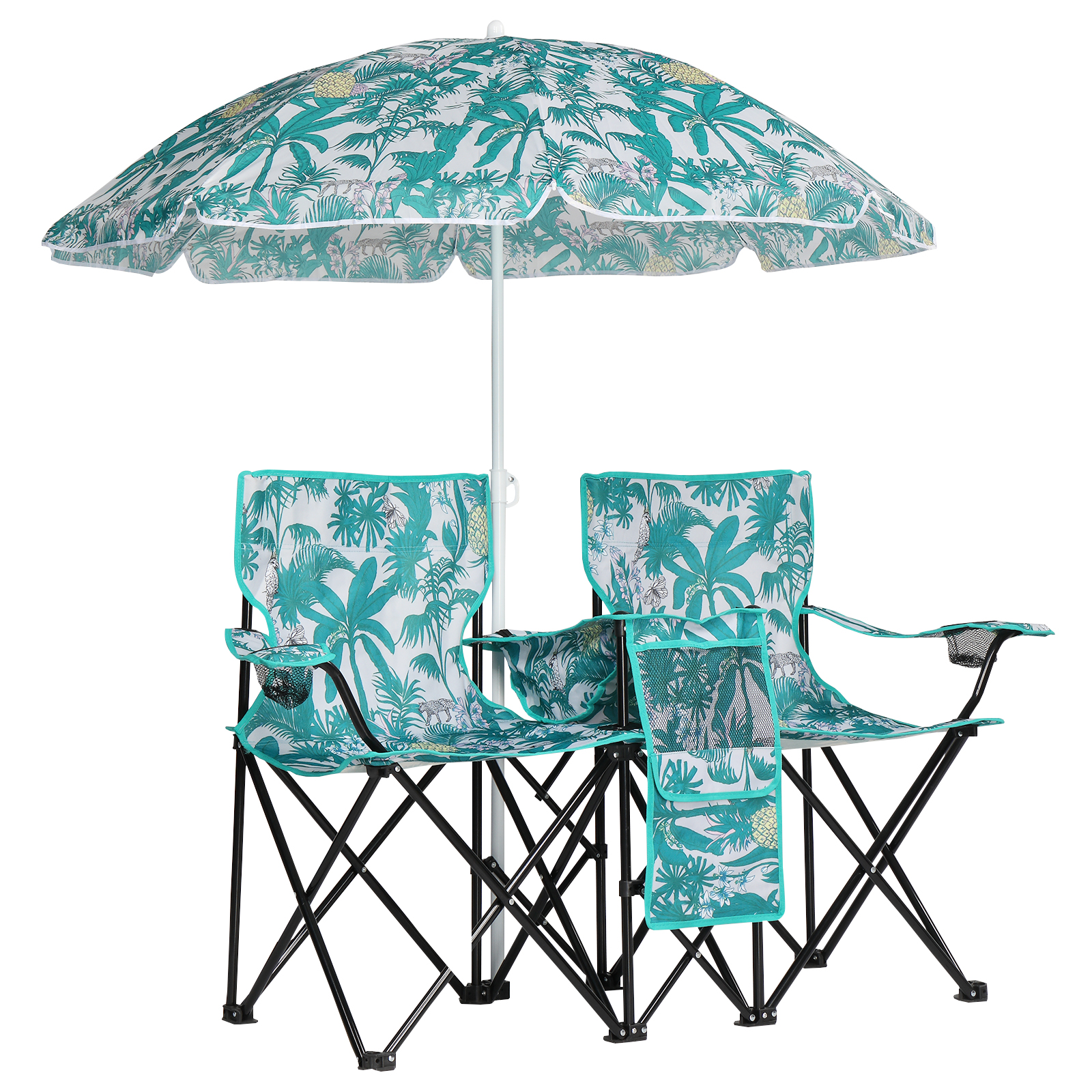 59x19.6x31in Pineapple Pattern Fishing Chair - Image 4