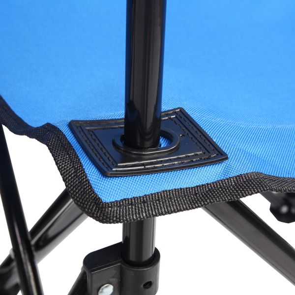 Beach Fishing Chair With Umbrella In Blue - Image 4