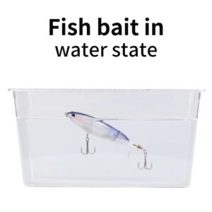 5er-Set (1 Satz) 13g 10cm Oberflächen-Bleistift-Angelköder, Hartköder mit schwimmendem rotierendem Schwanz für Barsch, Fo