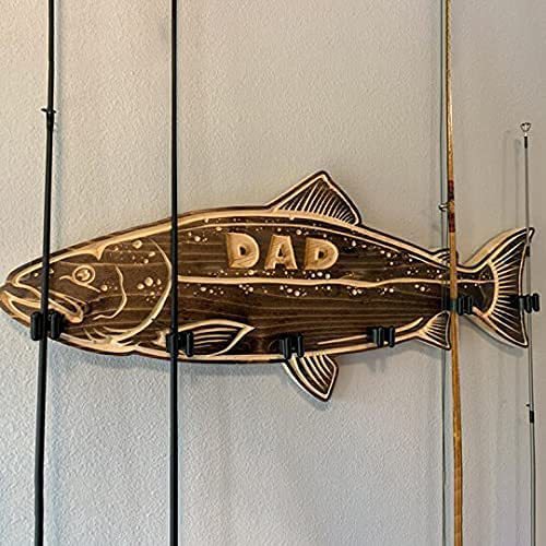 Soporte de Almacenamiento para Cañas de Pesca de Pared - Imagen 3