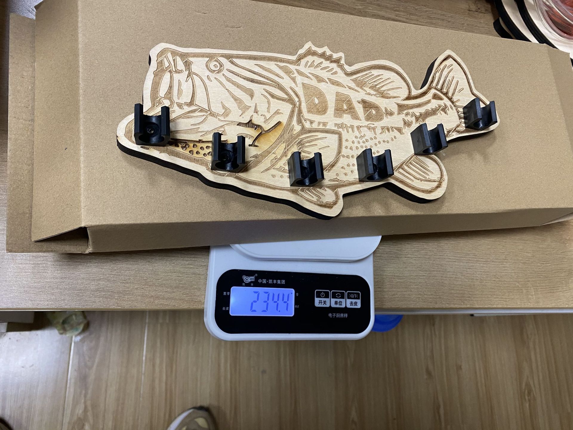 Soporte de Almacenamiento para Cañas de Pesca de Pared - Imagen 4